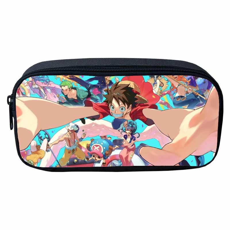 Children's Cartoon Pirate King Pencil Case - Stylish Storage for School Supplies