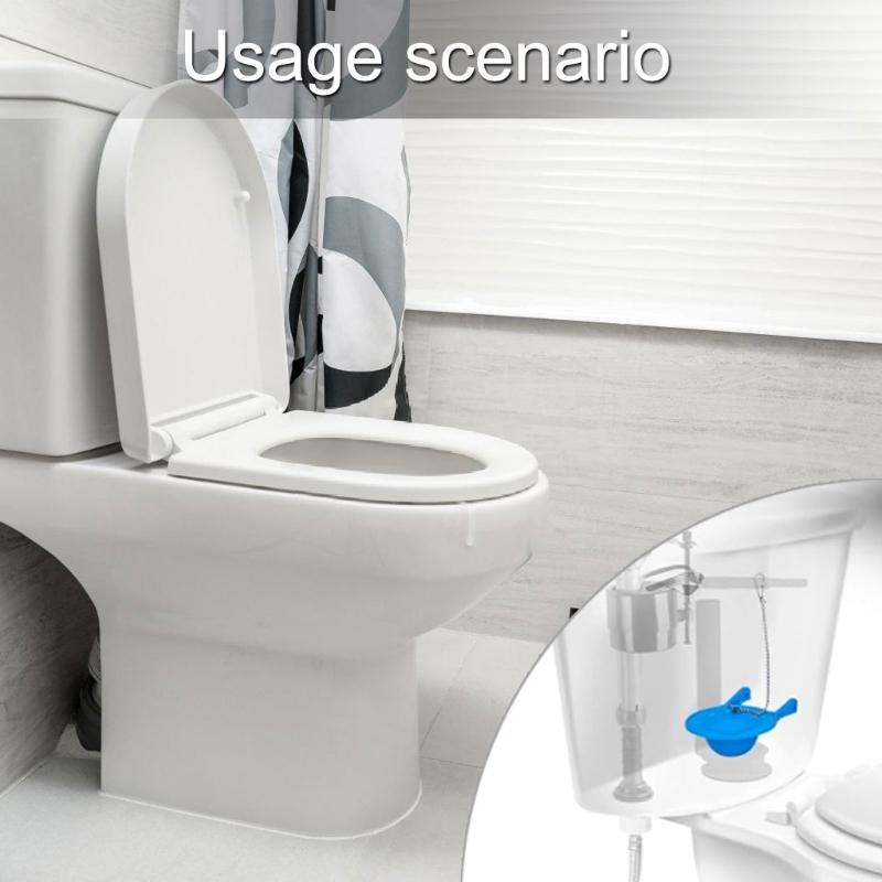 2Pcs Bathroom Drain Tank Water Saver Home Seal Tank Flapping Cover 3inch Universals Toilet Stoppers Flapper Enduring