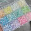 Ice Cream Soda Colored Glass Beads Mixed Color DIY Handmade Beaded Bracelet Necklace Accessory Materials Set