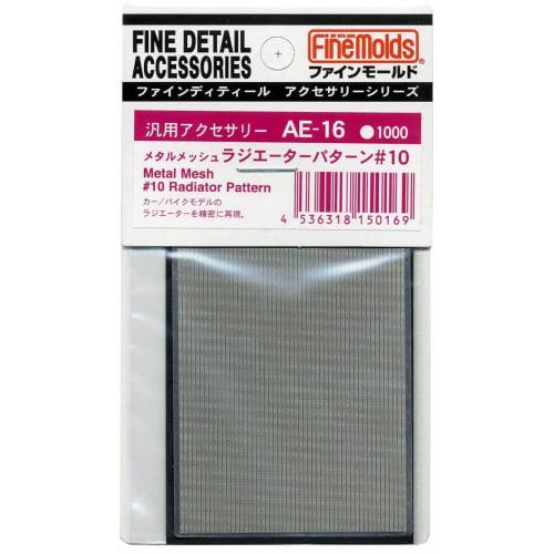 Fine Molds Metal Mesh Radiator Pattern 10 Model Material AE16