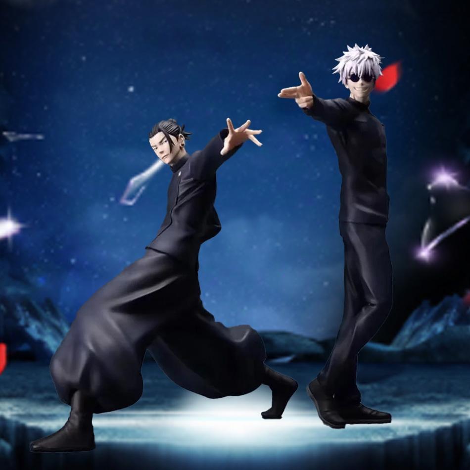 2pcs/set JJK Anime Figures Gojo SATORU and Geto Suguru Action Figure Geto Suguru figurine Collectible Model Dolls toy anime Gift