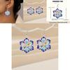 Fashionable Acrylic Snowflake Leaf Earrings With Intricate Geometric Design Ideal For Holiday Events