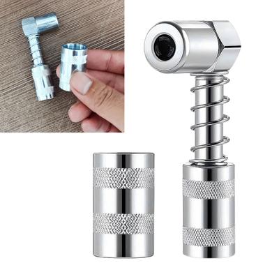 90 Degree Grease Coupler Grease Fitting Tool Coupler Adapter Fitting Tool Grease Nozzle Tool Lubrication Tool Accessories