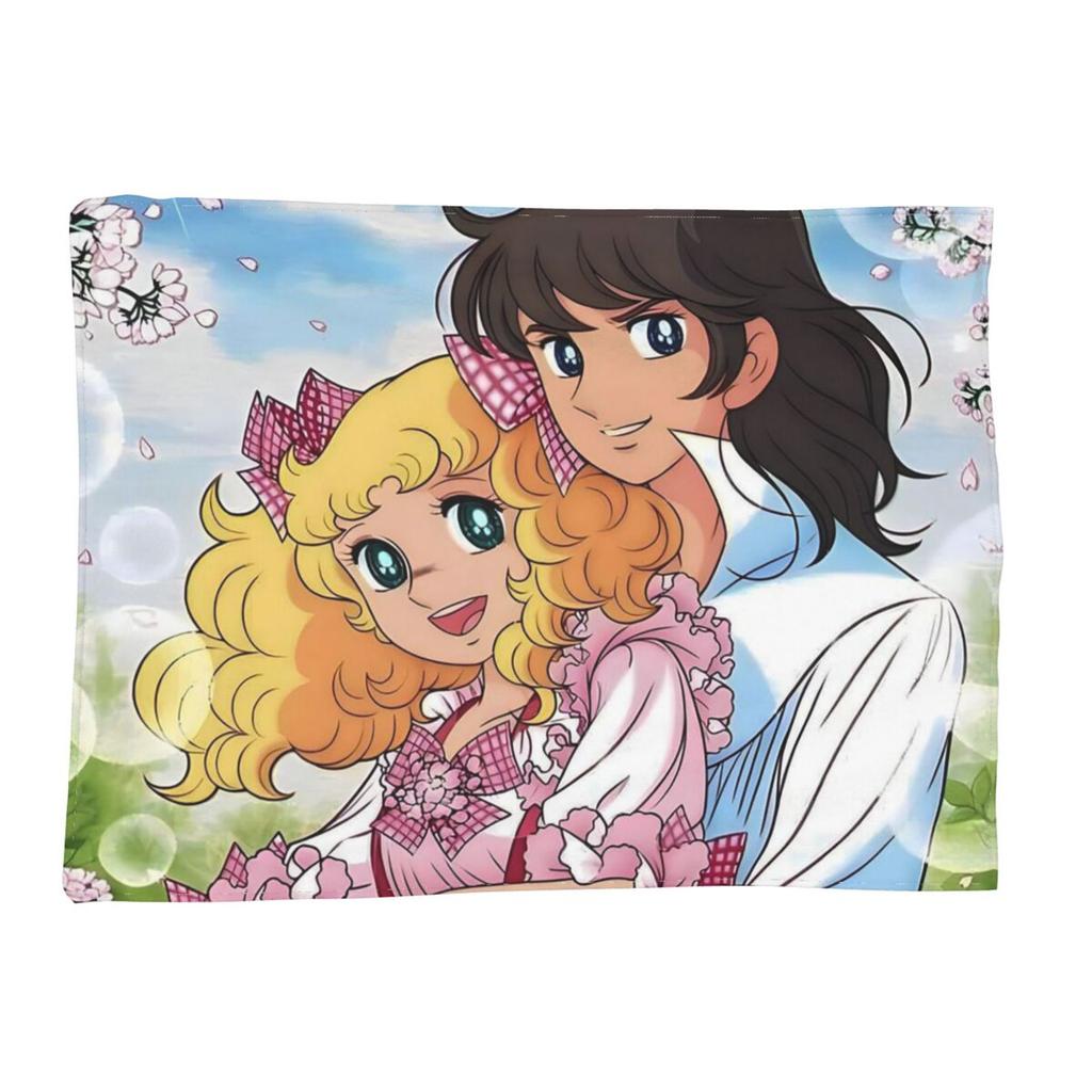 Candy Candy Anime Manga Blankets Soft Warm Flannel Throw Blanket Cover for Bed Living room Picnic Travel Home Sofa