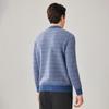 Zhaojun Men's 100% Cashmere Jacquard Turtleneck Sweater