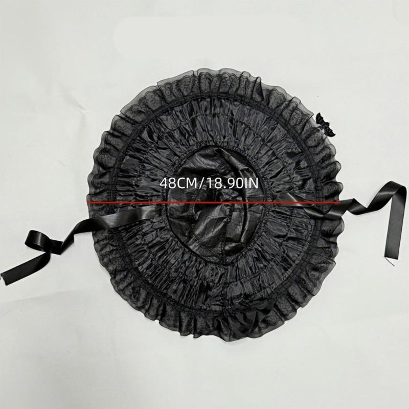 Cappello da Strega di Halloween Comodo Cappello da Mago Accessorio Costume Cosplay per Feste per Donne Adolescenti Evento Tema Oscuro Vestirsi