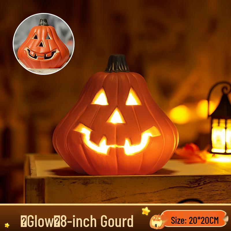 Large Luminous Pumpkin Lantern for Halloween Outdoor Theme Decorations