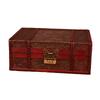 Wooden Storage Antique Box With Lock For Jewelry Cosmetics Decorations Home