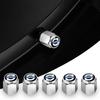 5 Piezas Tapas Metálicas para Válvulas de Neumáticos de Coche Cubierta Antipolvo Para Volvo XC60 XC90 S60 S90 V60 V90 XC40 C40 EX90 Accesorios