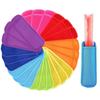 10Pcs Reusable Colorful Ice Pop Sleeves Popsicle Bags Antifreezing Sets Insulated Ice Holder Freezer Pop Holders Neoprene Sleeve