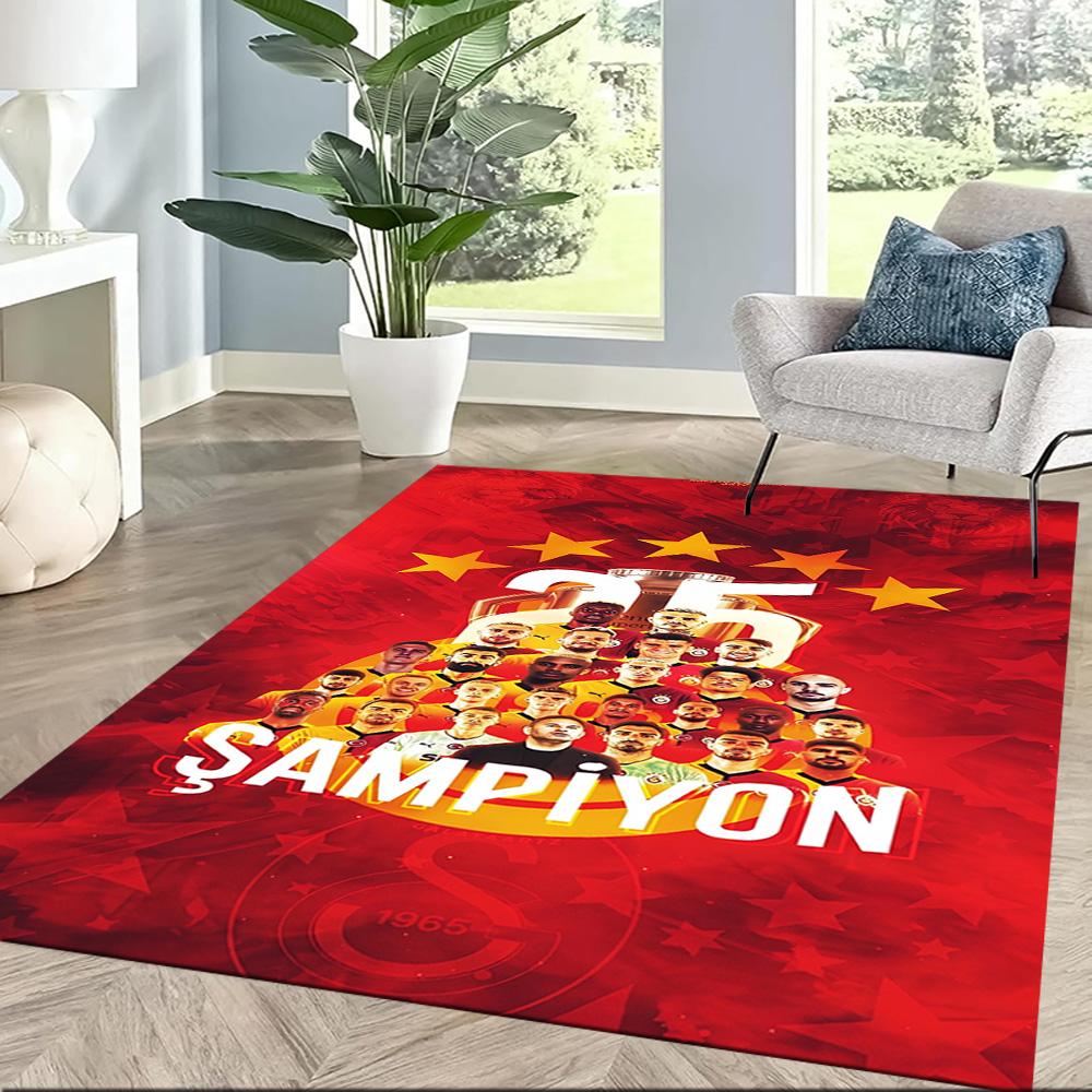 Galatasaray 347 Area Rug Suitable for Decorate room Entryway Outdoor Hallway Antislip Carpet Office home decor Gift for Festivals