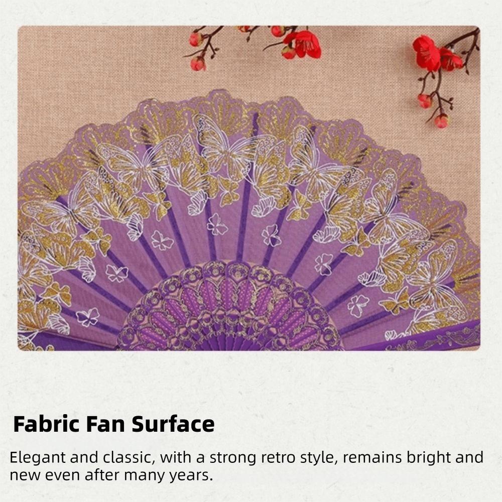 Handgehaltener Dekofächer Spitze Handfächer Fotografie Requisiten Tanzfächer Hanfu Zubehör