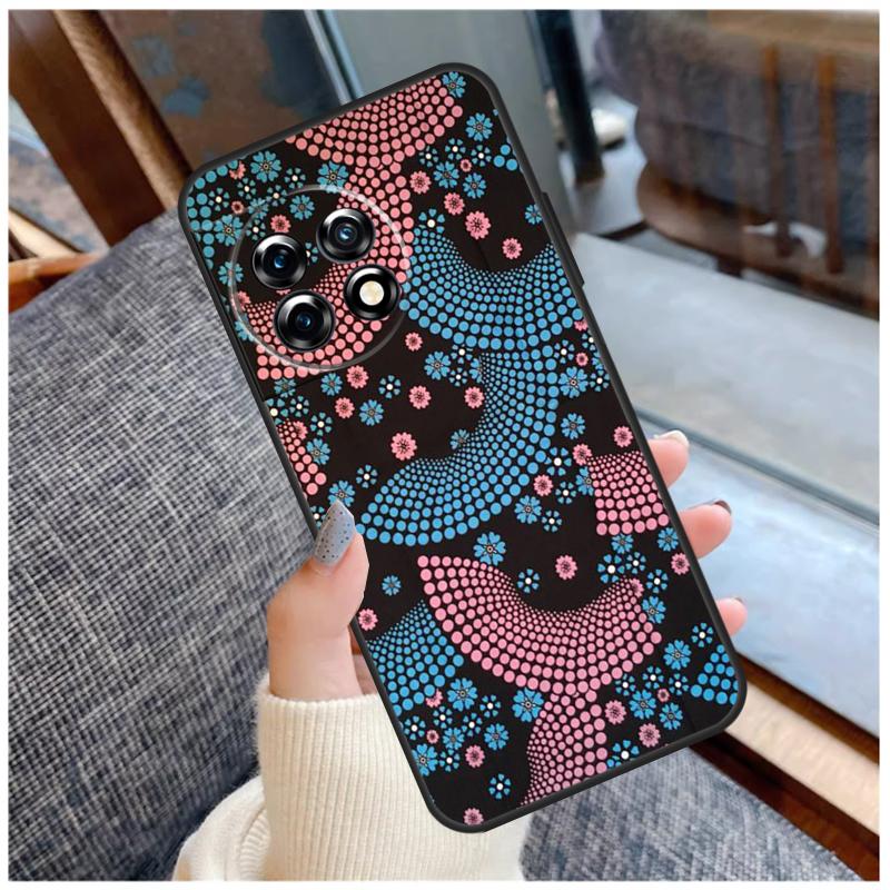 

African Style Fabric Print Case For OnePlus 15 12R 13R 13T 10T 8T 13 12 11 10 Pro Nord 5 CE 2 3 4 Lite N20 N30 Coque OnePlus 9