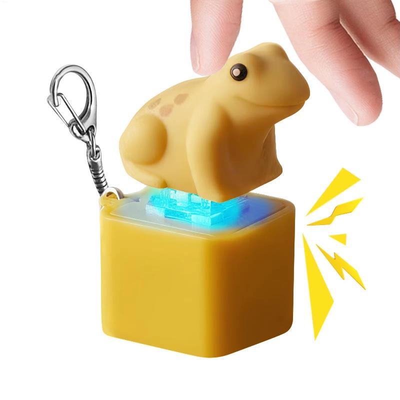 Keyboard Fidget Frog Rechargeable Finger Gadget Keycap Fidget For Adults School Car Home