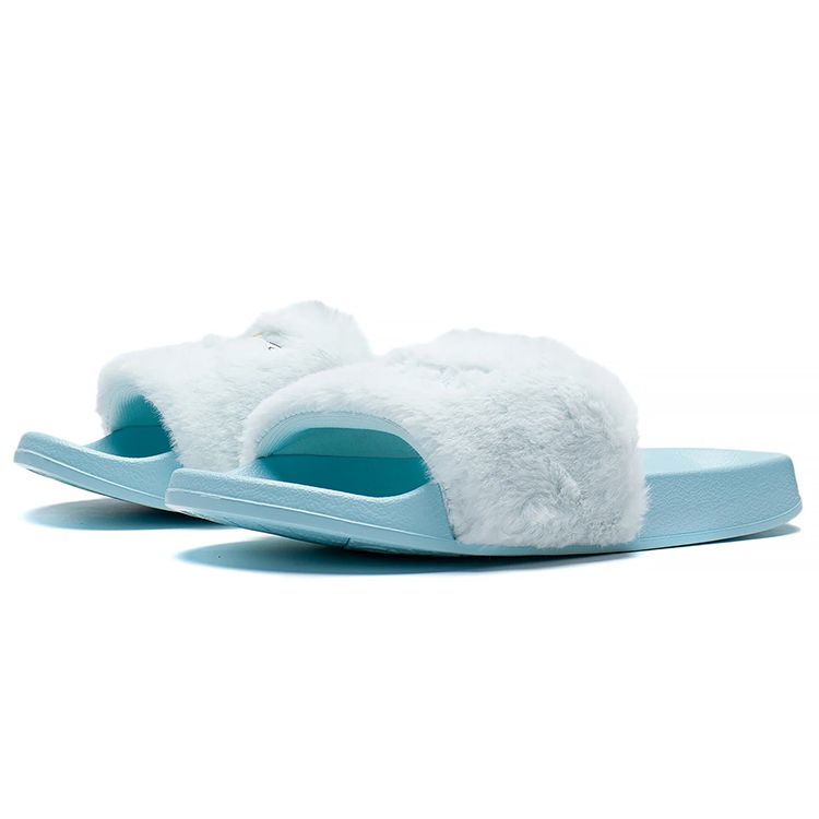 Li Ning Disney X  Dumbo Series LN Slipper Non-Slip Durable Rubber Slide Sandals Women Footwear Blue AGAS002-6