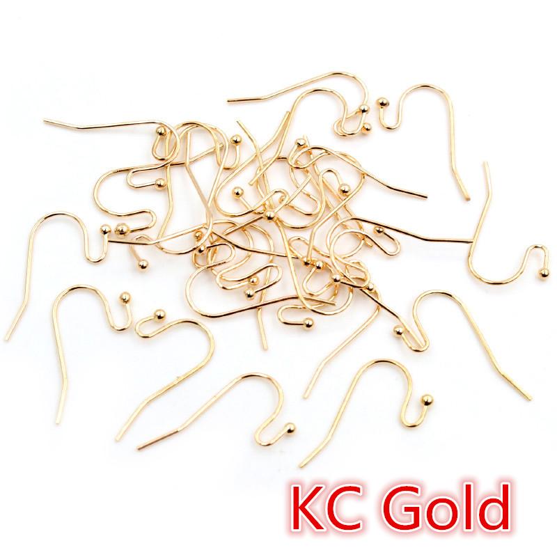 100pcs DIY Earring Hooks Findings 21x16mm Metal DIY Jewelry Making Accessories Brass Hook Earwire Earrings