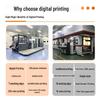 Custom Woven Tote Bag with Film Coating - Large Capacity for Shopping & Advertising