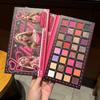 Pink Girl Retro 32 Color Oil Painting Eyeshadow Palette Pearlescent Waterproof Matte Sequin Stage