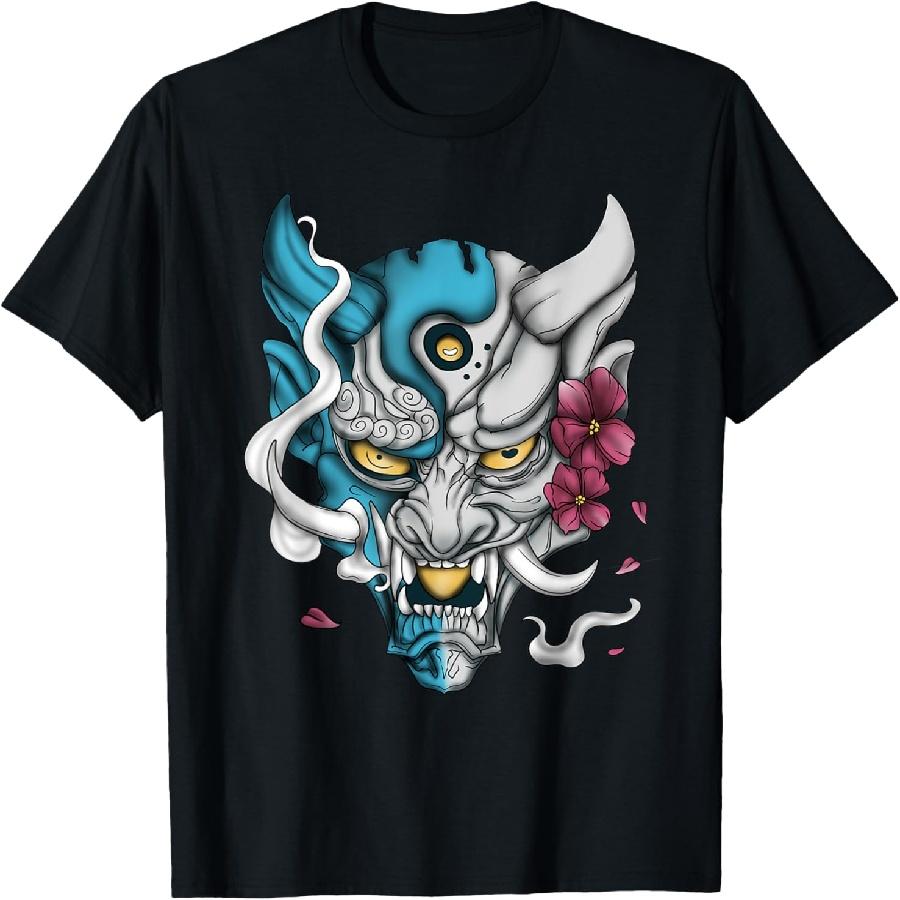 

Oni Demon Japanese Devil T-Shirt(1) XXXXXL чорний