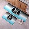 Adelaide United FC Flannel Kitchen Floor Mat Non-Slip Soft Absorbent Standing Mat with Waterproof Rubber Backing Floor Pad for Kitchen Sink Stove Area