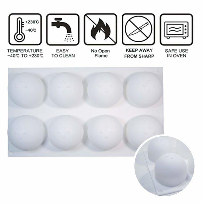 Moule À Gâteau - HONNESSERRY - UK-BAM20W164WH - Silicone Alimentaire - Résistant À La Chaleur - Flexible