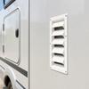 2 Pieces ABS Plastic Louvered Ventilation Cover Robust for Boats, Yachts