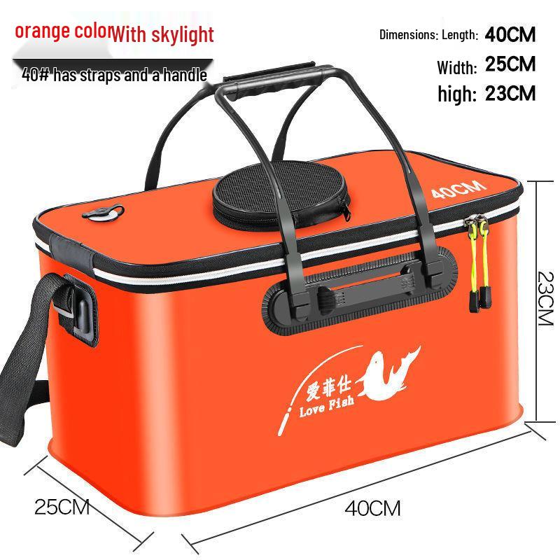 Găleată Pliabilă Multifuncțională din EVA pentru Păstrarea Peștelui - Geantă Grosă pentru Pește cu Livrare Gratuită