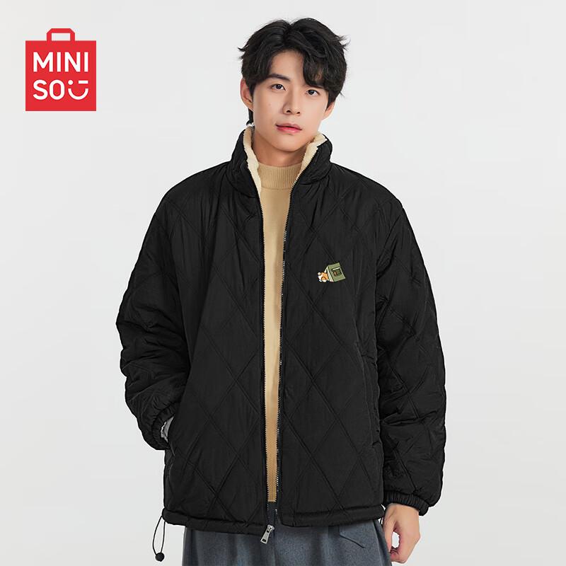 

MINISO Men s Winter Stand-Collar Padded Jacket XL