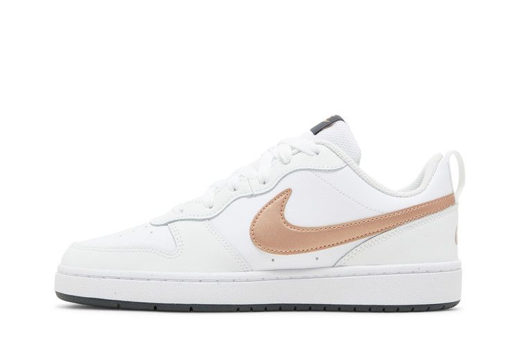 Nike Court Borough Low 2 GS 'Biały Metaliczny Czerwony Brązowy'