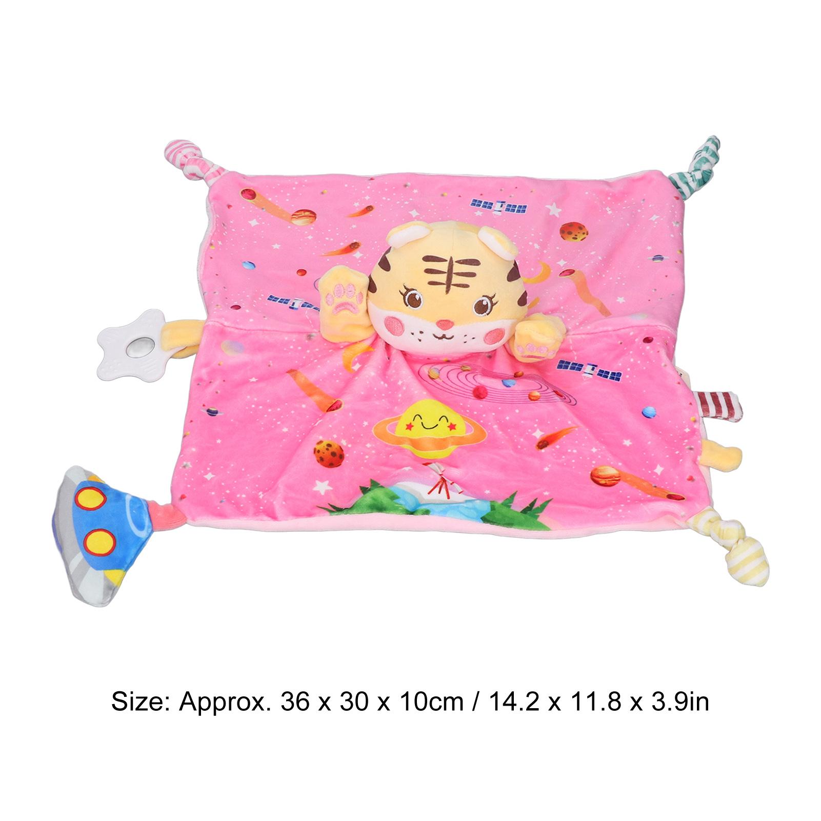 Stuffed Animal Security Blanket Soft Plush Cartoon Cute   Security Blanket Toy Birthday Gift