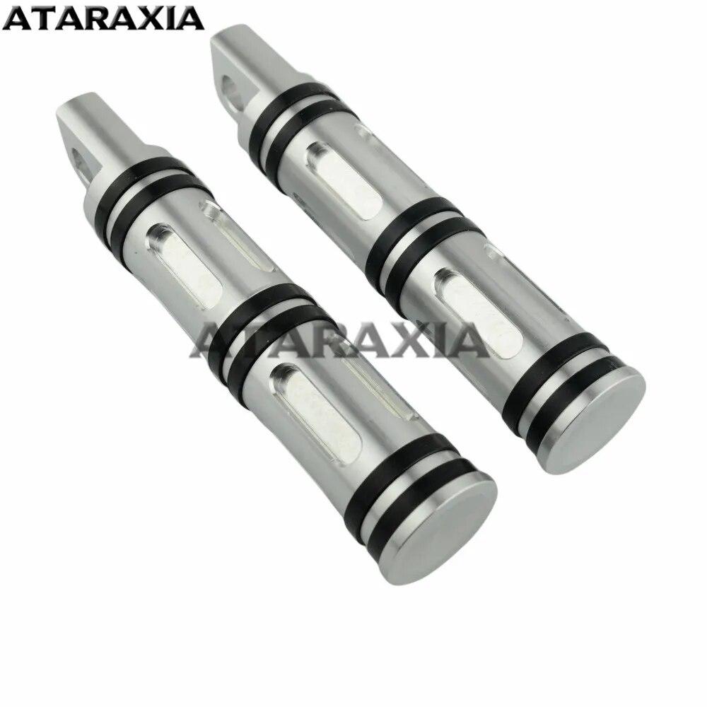 25mm 1"Handle Grips Footpegs Shifter Nail Peg Handlebar Grip Shifter Peg for Harley Sportster XL 883 1200 Softail Touring Dyna