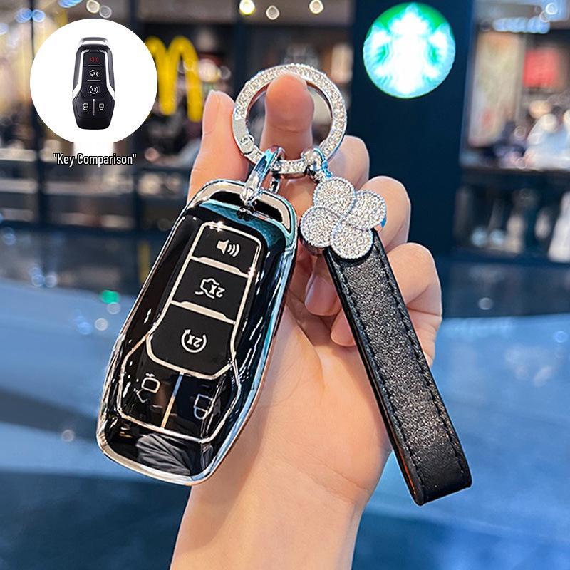 High-Grade Key Cover for 17-18 Ford Taurus, Explorer, Mustang