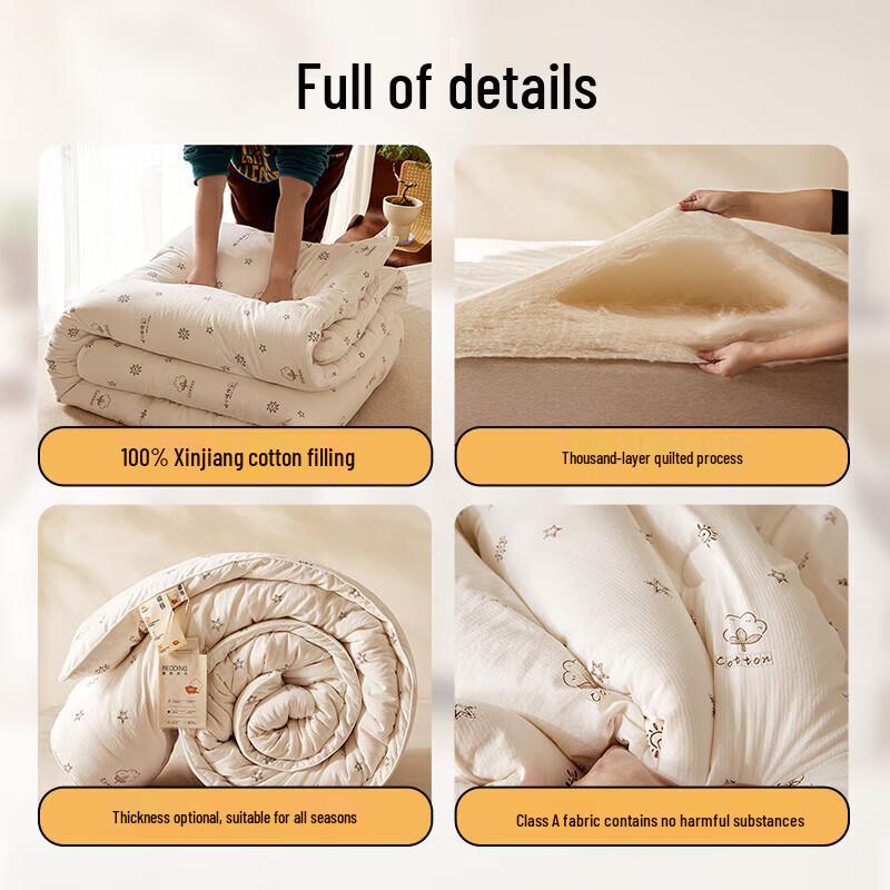 Nanjiren A-Class Antibacterial 100% Xinjiang Cotton Quilt