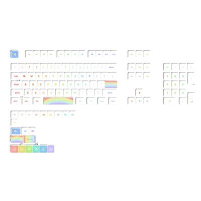 125 tasten PBT Farbstoff Subbed Macaron Tastenkappen für Mechanische Tastaturen Keycap Set MDA Profil Für MXSwitches 61/64/68/87/96