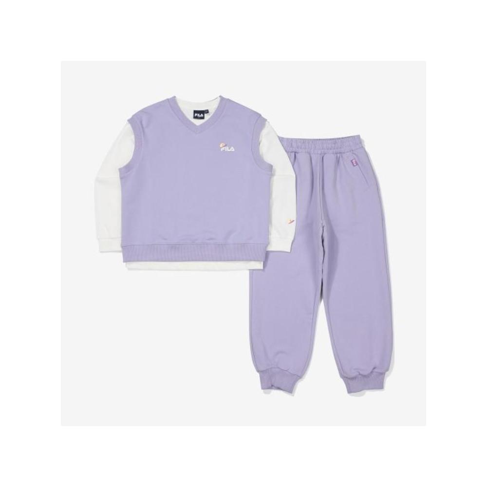 

[fila Kids] Zuri Vest Set Fk2fsf3204x Dvi q0zFk2fsf3204xDvi DARKViolet/110