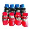 4pcs/set Warm Waterproof Puppy Socks Shoes Non-slip Puppy Scratch-proof Foot Covers  Spring
