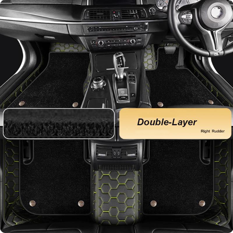 Double layer 5D Custom Car Floor Mats For Toyota Camry Auto Carpets Foot liners car Accessories voiture