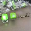LED Keyboard Keychain Mechanical Button Fidget Key Switch Caps Finger Toys Relief Stress Small Gifts Car Key Ring For Adults