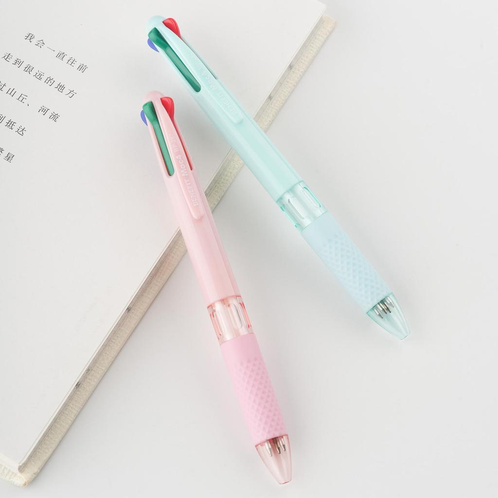 4-in-1 Multi-Color Ballpoint Pen, 0.7mm, High-Value Multifunctional Office Writing Tool
