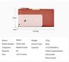 Mokose Women's Zipper and Magnetic Closure WalletClutch Bag with Long Bifold Coin Purse, Small, Red, Small, Modern Style