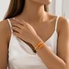 European and American Charm Quicksand Inlay Color Women's Simple Multi-color Bracelet Suitable for Women's Daily Wear