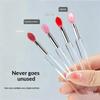 1 Pack Silicone Lip Brushes With Soft Tip Dustproof Cover For Daily Makeup Travel Lip Gloss Use