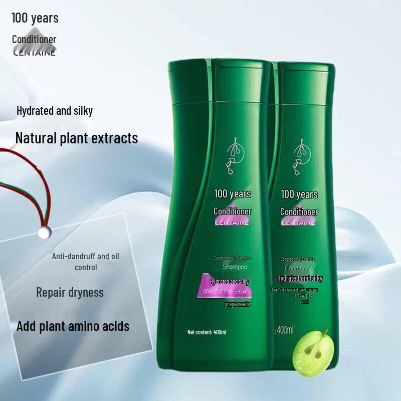 100 Year Hair Moisturizing & Silky Shampoo & Conditioner Set