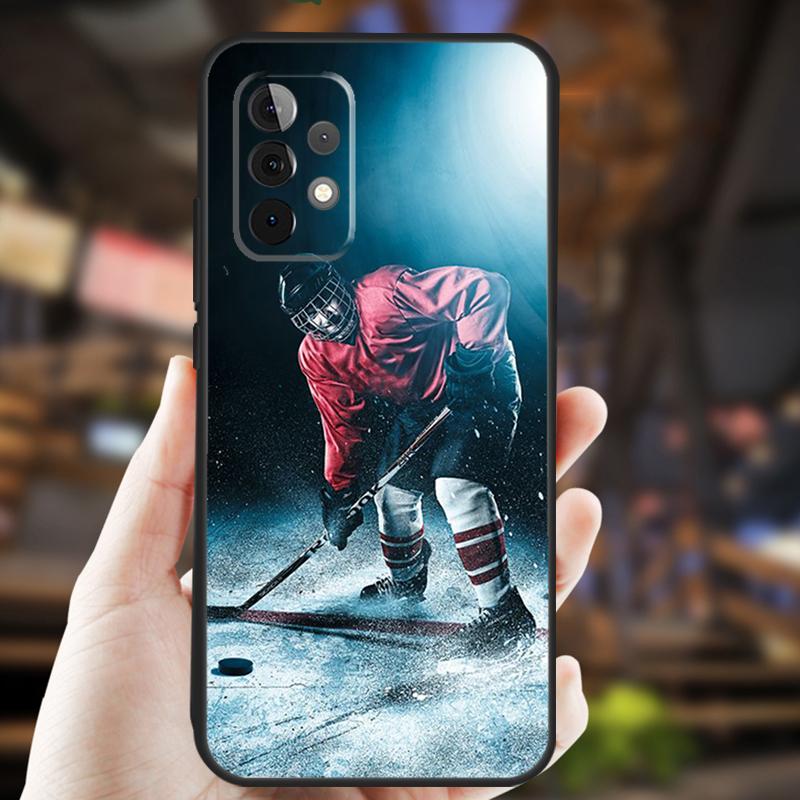 Ice Hockey Rink Case For Samsung Galaxy A05 A06 A22 A53 A33 A26 A16 A56 A36 A32 A52 A54 A34 A14 A55 A15 A35