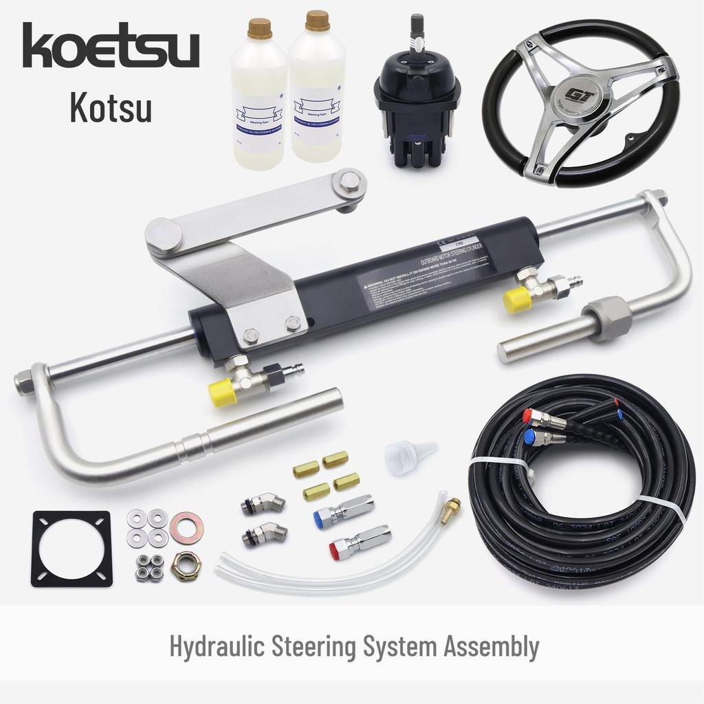 Universal Hydraulic Steering System for Speedboats, Yachts, and Outboard Motors