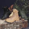 Men's High-top Boots Lace Up Desert Ankle Boot Tactical Combat Boots Outdoor Non Slip Hiking Boots Wear-resistant Training Botas