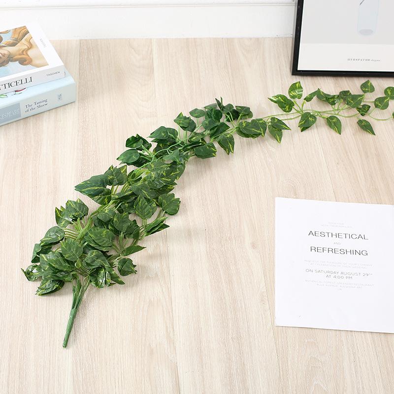 Artificial Pothos Vine Wall Hanging - Green Indoor Decoration for Living Rooms