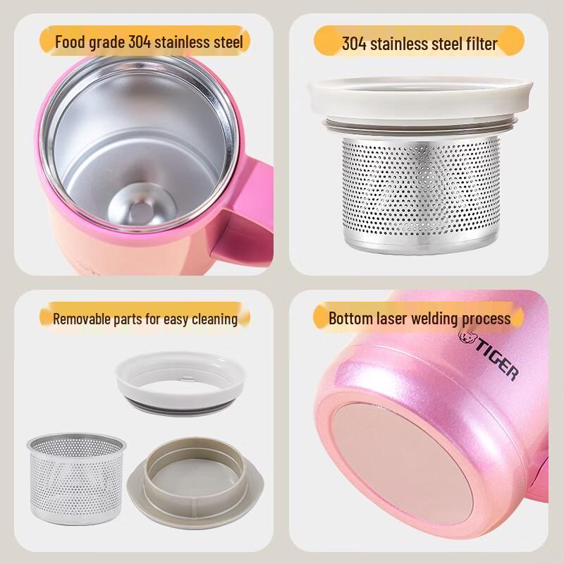 Tiger Vacuum Insulated Office Mug with Tea Infuser