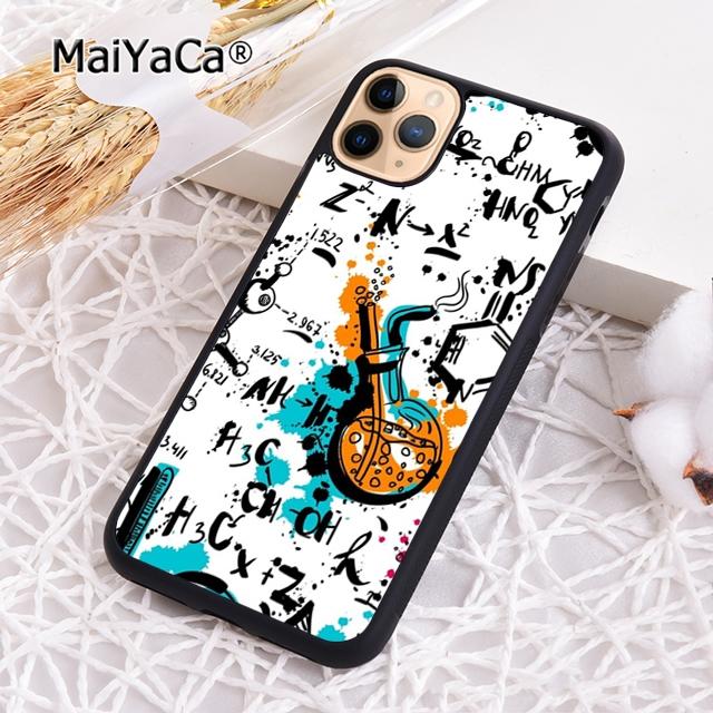 Vintage Seamless Chemistry Laboratory Phone Case For iPhone 17 Air 16 pro max 15 14 plus 12 13 Cover coque
