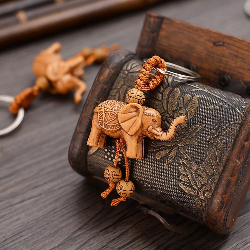 Kreativer 3D Elefant Schlüsselanhänger Anhänger Harz Tier Charme Taschenanhänger Dekorationszubehör Für Schlüssel Taschen Geschenke